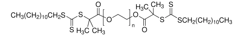 Sigma-Aldrich Poly(ethylene glycol) bis[2-(dodecylthiocarbonothioylthio)-2-methylpropionate]，平均Mn 10,800