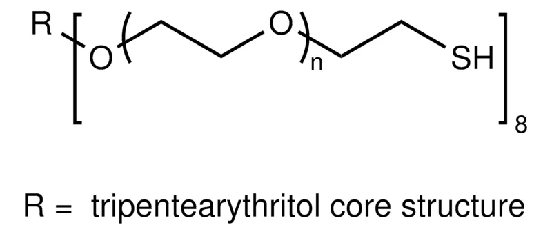 Sigma-Aldrich 8arm-PEG20K-SH, tripentaerythritol core，平均MN 20,000，SH，三季戊四醇核，硫醇反应性