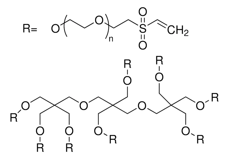 Sigma-Aldrich 8arm-PEG20K-Vinylsulfone, tripentaerythritol core，平均MN 20,000，乙烯砜，三季戊四醇核，硫醇反应性