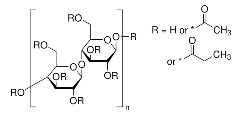 Sigma-Aldrich 醋酸丙酸纤维素，平均Mn~15,000（GPC法），粉末