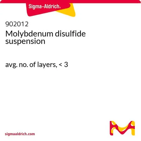Sigma-Aldrich Molybdenum disulfide suspension,平均层数,<3