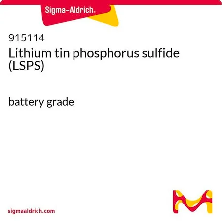 Sigma-Aldrich Lithium tin phosphorus sulfide (LSPS),LSPS,固体电解质,粉末,电池级