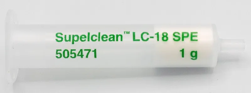 默克Supelco Supelclean™ LC-18 固相萃取管,床重1 g,体积6 mL,pk为30
