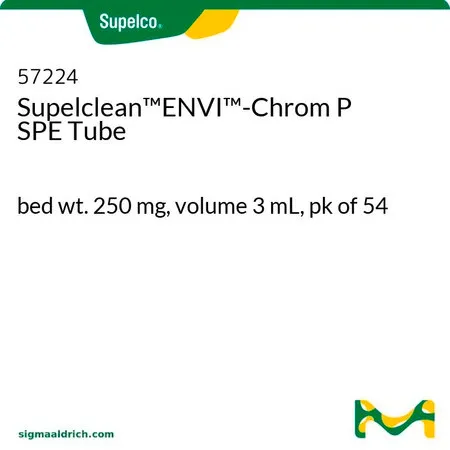 默克Supelco Supelclean ™ ENVI ™-Chrom PSPE 管，床重250 mg，体积3 mL，pk为54