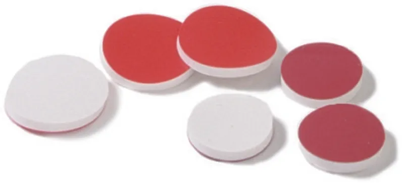 默克Supelco PTFE/硅胶隔垫，蓝色PTFE/硅树脂，直径×厚度20 mm × 0.045 in.，硬度30（硬度计：海岸A），100个包装