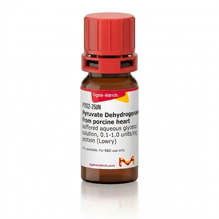 Sigma-Aldrich 丙酮酸脱氢酶 来源于猪心脏,甘油缓冲水溶液,0.1-1.0单位/mg蛋白(Lowry)