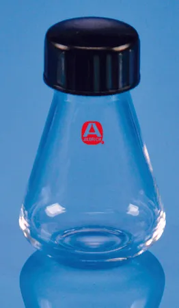 Sigma-Aldrich Aldrich® Essentials Erlenmeyer flask, PTFE lined screw cap，容量50 mL，24-410螺纹，体积20-50 mL，精度：10 mL