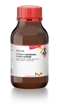 Sigma-Aldrich 碳纳米管，单壁式，含碳量≥80%，直径1.2-2.0 nm，平均层数1