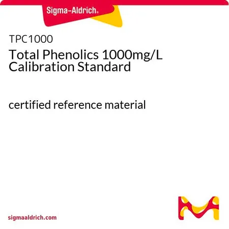 Sigma-Aldrich Total Phenolics 1000mg/L Calibration Standard,认证参考材料