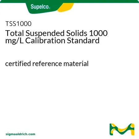 默克Supelco 总悬浮固体1000 mg/L 校准标准品，认证参考材料