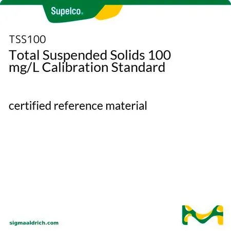 默克Supelco Total Suspended Solids 100 mg/L Calibration Standard,认证参考材料