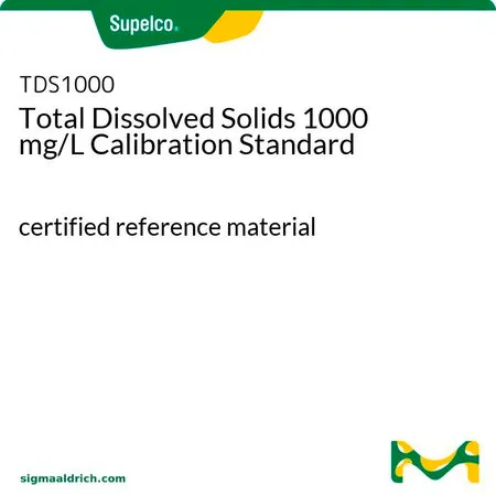 默克Supelco Total Dissolved Solids 1000 mg/L Calibration Standard,认证参考材料