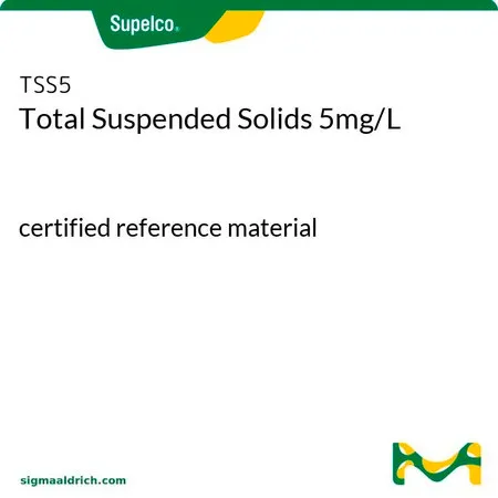 默克Supelco Total Suspended Solids 5mg/L,认证参考材料