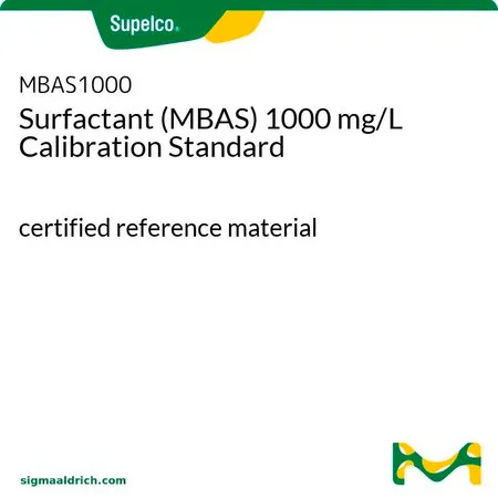 默克Supelco Surfactant (MBAS) 1000 mg/L Calibration Standard，认证参考材料
