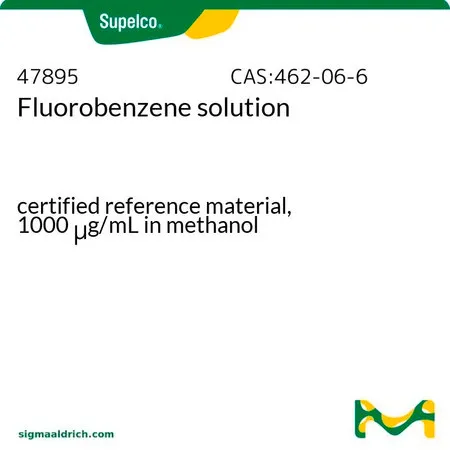 默克Supelco 氟苯 溶液,有证参考物质,1000 μg/mL甲醇溶液