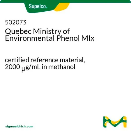 默克Supelco Quebec 苯酚混标，经认证的参比物质，2000 μg/mL甲醇溶液