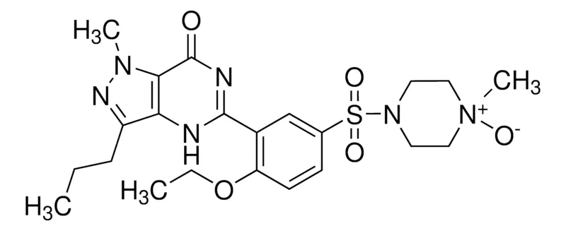 默克Supelco 5-[2-Ethoxy-5-[(4-methyl-4-oxido-1-piperazinyl)sulfonyl]phenyl]-1,6-dihydro-1-methyl-3-propyl-7H-pyrazolo[4,3-d]pyrimidin-7-one，有证参比物质，TraceCERT®，生产商：瑞士Sigma-Aldrich Production GmbH