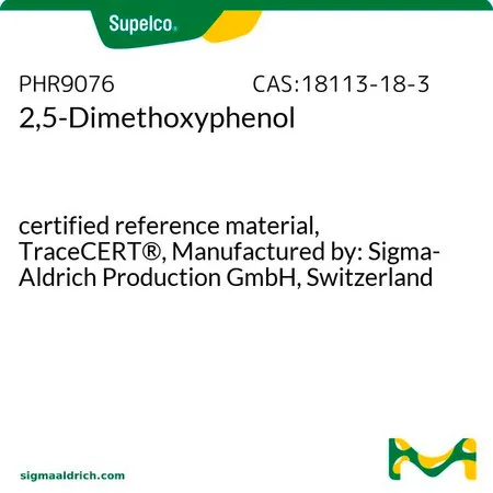 默克Supelco 2,5-Dimethoxyphenol,有证参比物质,TraceCERT®,生产商:瑞士Sigma-Aldrich Production GmbH