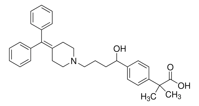 默克Supelco 4-[4-[4-(Diphenylmethylene)-1-piperidinyl]-1-hydroxybutyl]-α,α-dimethylbenzeneacetic acid，有证参比物质，TraceCERT®，生产商：瑞士Sigma-Aldrich Production GmbH