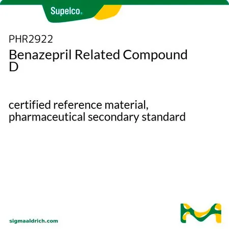 默克Supelco Benazepril Related Compound D,有证标准物质,药用二级标准品