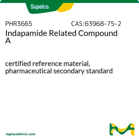 默克Supelco Indapamide Related Compound A,有证标准物质,药用二级标准品