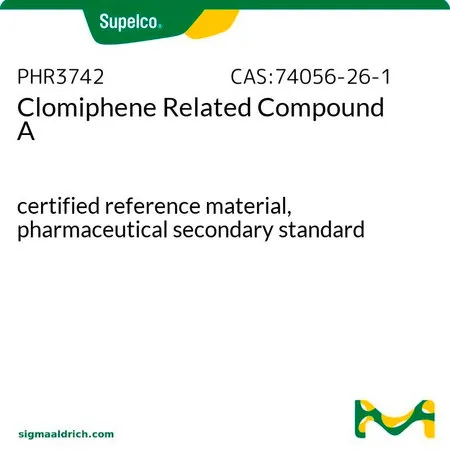 默克Supelco Clomiphene Related Compound A,有证标准物质,药用二级标准品