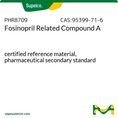 默克Supelco Fosinopril Related Compound A,有证标准物质,药用二级标准品