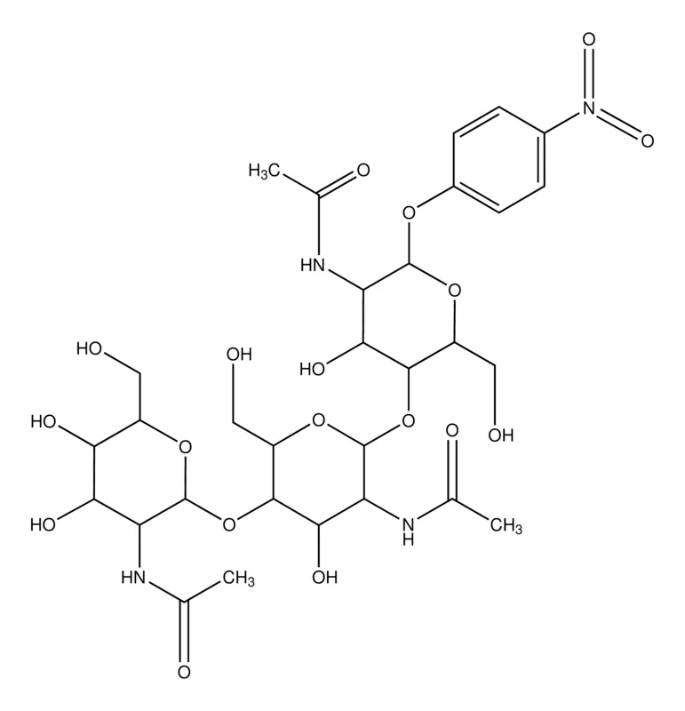 Sigma-Aldrich 4-硝基苯基-β-D-N,N′,N′′-三乙酰壳三糖糖苷,几丁质酶底物;溶菌酶底物,≥98%(TLC),粉末
