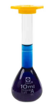 Sigma-Aldrich Volumetric Flask with Snap-Cap,A级,透明,硼硅酸盐玻璃,容量10 mL
