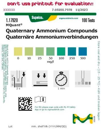 默克 季铵化合物，10-500 mg/L（季铵），MQuant®
