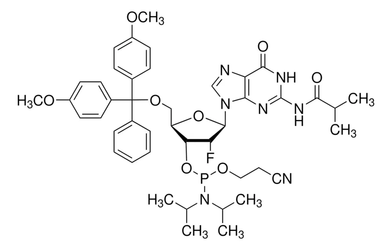 Sigma-Aldrich DMT-2′Fluoro-dG(ib) Phosphoramidite，为MerMade配置