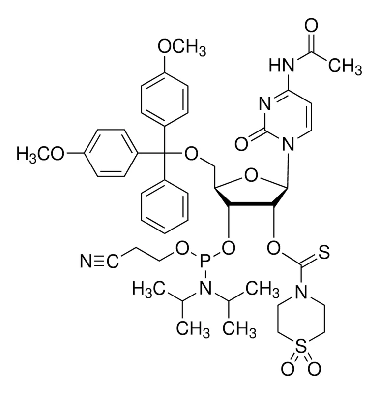 Sigma-Aldrich DMT-2′O-TC-rC(ac) Phosphoramidite，为PerkinElmer配置，为PolyGen配置