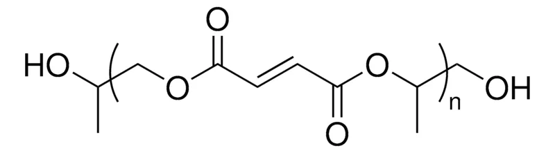 Sigma-Aldrich Poly(propylene fumarate)，含有约20重量%富马酸二乙酯和250 ppm MEHQ作为抑制剂