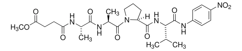 Sigma-Aldrich N-甲氧基琥珀酰-Ala-Ala-Pro-Val 对硝基苯胺，弹性蛋白酶底物，显色，≥98%（HPLC），粉末