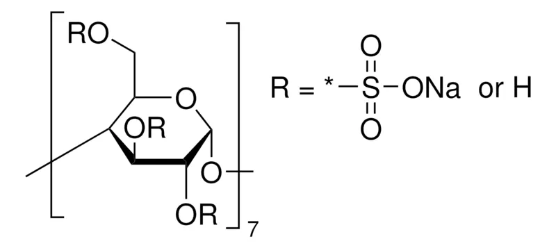 Sigma-Aldrich β-环糊精硫酸盐 钠盐,标记程度:12-15 mol/mol β-CD