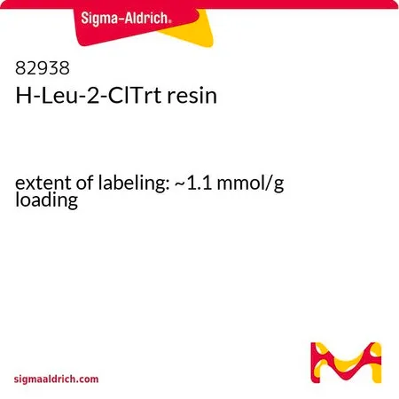 Sigma-Aldrich H-Leu-2-ClTrt 树脂，标记程度：~1.1 mmol/g上样量