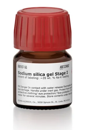 Sigma-Aldrich Sodium silica gel Stage I，标记程度：~35 wt. % Na-K负载