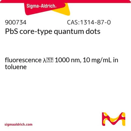 Sigma-Aldrich PbS核型量子点,荧光λ em 1000 nm,10 mg/mL甲苯溶液