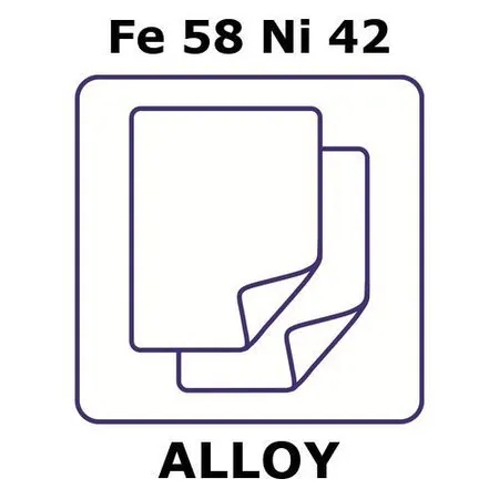 Sigma-Aldrich Iron-Nickel alloy, Fe58Ni42，铝箔，100 x 100 mm，0.125 mm厚