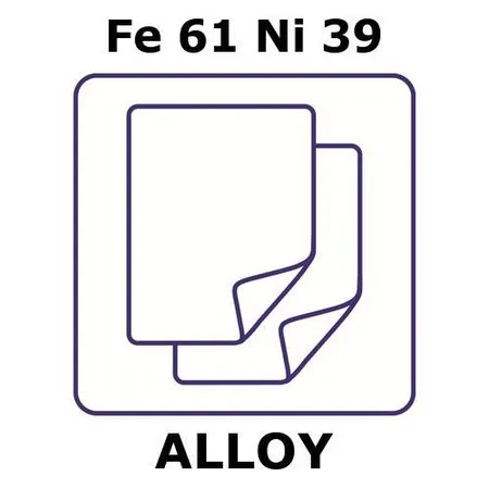 Sigma-Aldrich Iron-Nickel alloy, Fe61Ni39，铝箔，50 x 50 mm，0.25 mm厚