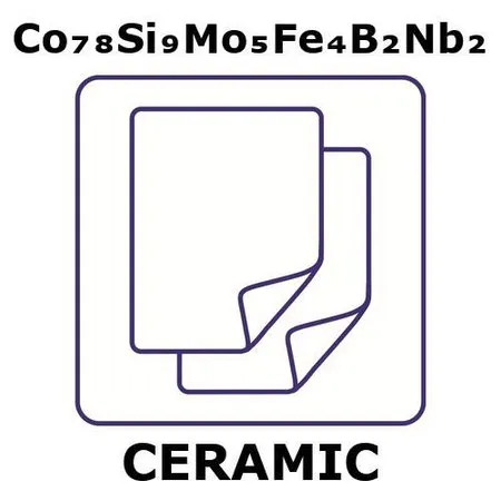 Sigma-Aldrich Cobalt/Silicon/Molybdenum/Iron/Boron/Niobium，箔，Co 78%/Si 9%/Mo 5%/Fe 4%/B 2%/Nb 2%，厚度0.023 mm，长度1 m，线圈宽度20 mm
