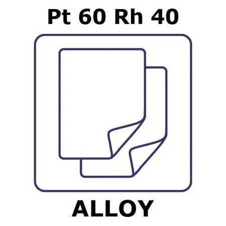 Sigma-Aldrich Platinum/Rhodium，箔，Pt60%/Rh40%，厚度0.125 mm，尺寸25 × 25 mm，轧制回火