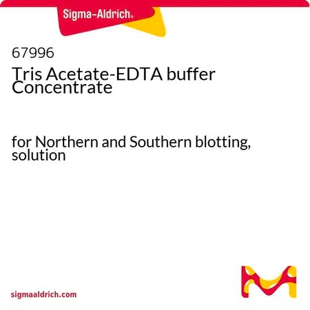 Sigma-Aldrich Tris Acetate-EDTA buffer Concentrate，对于北方和南方印迹，溶液