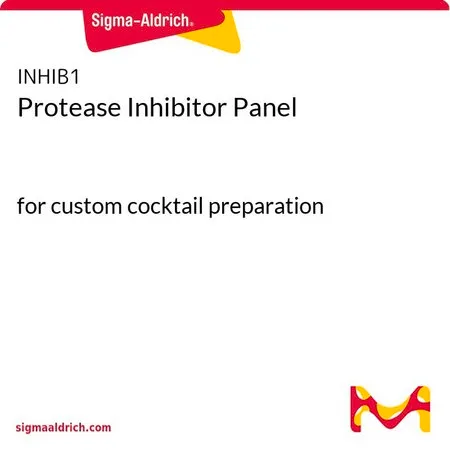 Sigma-Aldrich 蛋白酶抑制剂面板,粉末,用于抑制丝氨酸、半胱氨酸、钙蛋白酶和金属蛋白酶,用于定制鸡尾酒制备