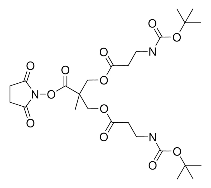 Sigma-Aldrich Polyester bis-MPA dendron, 2 NHBoc, 1 NHS (core)，第1代