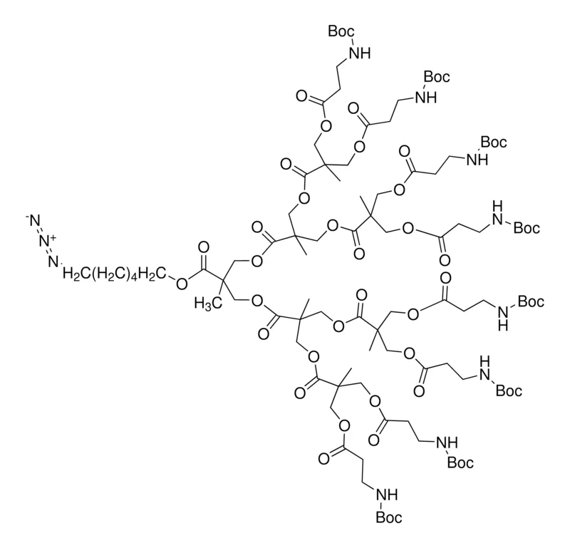 Sigma-Aldrich Polyester bis-MPA dendron 8 NHBoc, 1 azide (core),第3代