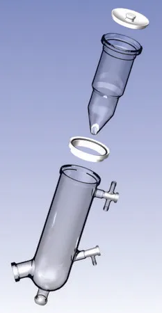 Sigma-Aldrich Ace rotary evaporator condenser complete "C" assembly，玻璃，适合Büchi®型号R-200/R-205和R-114/R-144