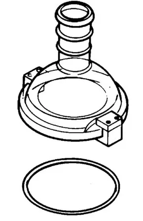 Sigma-Aldrich Ace Rotary-Evaporator/Freeze-Drying Flask Adapter Head W/ O-ring，联合：ST/NS 29/42