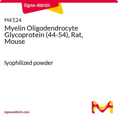 Sigma-Aldrich Myelin Oligodendrocyte Glycoprotein (44-54), Rat, Mouse,冻干粉