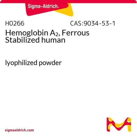 Sigma-Aldrich 血红蛋白A2,经亚铁稳定 人,冻干粉